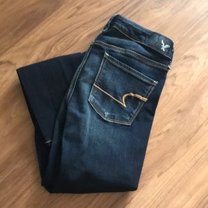 American Eagle dark wash skinny jean